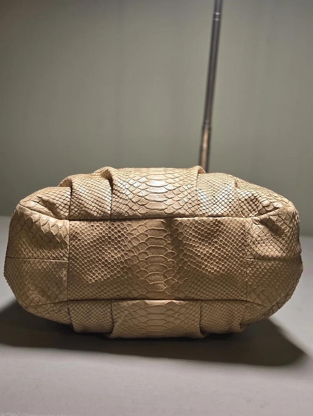 Coach Luxe Python Snakeskin Embossed Leather Maggie Madison Hobo Bag NEW • Rare - Picture 7 of 16